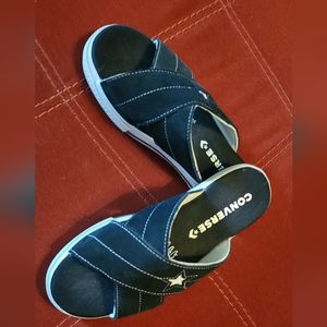 Converse one star sandals. Barely worn.